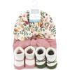 image:imageHudson Baby Infant Girls Turban and Socks Set One SizeFall Botanical