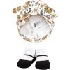 image:imageHudson Baby Infant Girls Turban and Socks Set One SizeGolden Daisy Outline