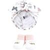 image:imageHudson Baby Infant Girls Turban and Socks Set One SizeHummingbird Garden