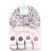 image:imageHudson Baby Infant Girls Turban and Socks Set One SizeOutline Warm Floral