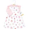 image:imageHudson Baby Infant and Toddler Girls Cotton Dress and Cardigan SetBirthday Cake