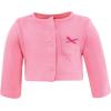image:imageHudson Baby Infant and Toddler Girls Cotton Dress and Cardigan SetBright Pink Rose