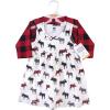 image:imageHudson Baby Infant and Toddler Girls Cotton Dress and Cardigan SetBuffalo Plaid Moose