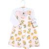 image:imageHudson Baby Infant and Toddler Girls Cotton Dress and Cardigan SetCitrus Orange