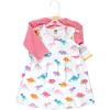 image:imageHudson Baby Infant and Toddler Girls Cotton Dress and Cardigan SetCuteasaurus