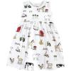 image:imageHudson Baby Infant and Toddler Girls Cotton Dress and Cardigan SetFarm