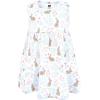 image:imageHudson Baby Infant and Toddler Girls Cotton Dress and Cardigan SetFloral Bunnies