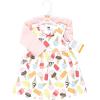 image:imageHudson Baby Infant and Toddler Girls Cotton Dress and Cardigan SetIce Cream and Popsicles