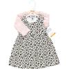 image:imageHudson Baby Infant and Toddler Girls Cotton Dress and Cardigan SetLeopard Hearts