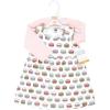 image:imageHudson Baby Infant and Toddler Girls Cotton Dress and Cardigan SetMacarons