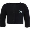 image:imageHudson Baby Infant and Toddler Girls Cotton Dress and Cardigan SetMint Black Heart
