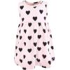 image:imageHudson Baby Infant and Toddler Girls Cotton Dress and Cardigan SetPink Black Heart