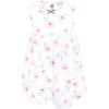 image:imageHudson Baby Infant and Toddler Girls Cotton Dress and Cardigan SetPink Blue Flower