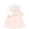image:imageHudson Baby Infant and Toddler Girls Cotton Dress and Cardigan SetPink Daisy