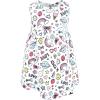 image:imageHudson Baby Infant and Toddler Girls Cotton Dress and Cardigan SetPink Doodles