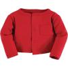 image:imageHudson Baby Infant and Toddler Girls Cotton Dress and Cardigan SetRed Winter Forest