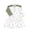 image:imageHudson Baby Infant and Toddler Girls Cotton Dress and Cardigan SetSage Floral