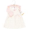 image:imageHudson Baby Infant and Toddler Girls Cotton Dress and Cardigan SetSoft Ditsy Floral