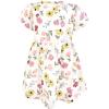 image:imageHudson Baby Infant and Toddler Girls Cotton Dress and Cardigan SetSoft Painted Floral