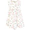 image:imageHudson Baby Infant and Toddler Girls Cotton Dress and Cardigan SetSoft Pink Sage Rose