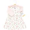 image:imageHudson Baby Infant and Toddler Girls Cotton Dress and Cardigan SetSoft Pink Sage Rose