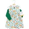 image:imageHudson Baby Infant and Toddler Girls Cotton Dress and Cardigan SetSt Patricks Rainbow