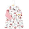 image:imageHudson Baby Infant and Toddler Girls Cotton Dress and Cardigan SetVintage Floral