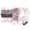 image:imageHudson Baby Unisex Baby Caps Mittens and Socks Set 06 MonthsLeopard