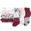 image:imageHudson Baby Unisex Baby Caps Mittens and Socks Set 06 MonthsRetro Floral