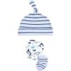 image:imageHudson Baby Unisex Baby Caps Mittens and Socks Set 06 MonthsSea Friends