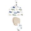 image:imageHudson Baby Unisex Baby Caps Mittens and Socks Set 06 MonthsWild Leaf Safari