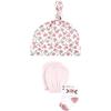 image:imageHudson Baby Unisex Baby Caps Mittens and Socks Set 06 MonthsWild Rose Modern Floral