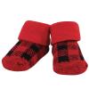image:imageHudson Baby Unisex Baby Cotton Bib and Sock Set Cowgirl One SizeBaby Bear Plaid