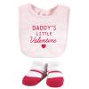 image:imageHudson Baby Unisex Baby Cotton Bib and Sock Set Cowgirl One SizeBe Mine Valentine
