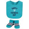 image:imageHudson Baby Unisex Baby Cotton Bib and Sock Set Cowgirl One SizeBoy Fathers Day