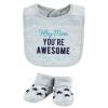 image:imageHudson Baby Unisex Baby Cotton Bib and Sock Set Cowgirl One SizeBoy Mothers Day