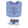 image:imageHudson Baby Unisex Baby Cotton Bib and Sock Set Cowgirl One SizeBoy Mothers Fathers Day