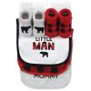 image:imageHudson Baby Unisex Baby Cotton Bib and Sock Set Cowgirl One SizeBuffalo Plaid Family
