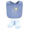 image:imageHudson Baby Unisex Baby Cotton Bib and Sock Set Cowgirl One SizeEaster Truck