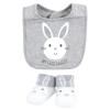 image:imageHudson Baby Unisex Baby Cotton Bib and Sock Set Cowgirl One SizeEggstra Cute
