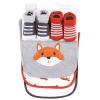 image:imageHudson Baby Unisex Baby Cotton Bib and Sock Set Cowgirl One SizeLittle Fox