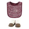 image:imageHudson Baby Unisex Baby Cotton Bib and Sock Set Cowgirl One SizeLittle Love Flowers