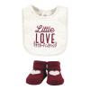 image:imageHudson Baby Unisex Baby Cotton Bib and Sock Set Cowgirl One SizeLittle Love Flowers