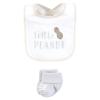 image:imageHudson Baby Unisex Baby Cotton Bib and Sock Set Cowgirl One SizeLittle Peanut