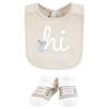 image:imageHudson Baby Unisex Baby Cotton Bib and Sock Set Cowgirl One SizeNew Here