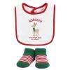 image:imageHudson Baby Unisex Baby Cotton Bib and Sock Set Cowgirl One SizeRudolph