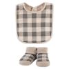 image:imageHudson Baby Unisex Baby Cotton Bib and Sock Set Cowgirl One SizeSnuggle Bear