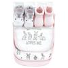 image:imageHudson Baby Unisex Baby Cotton Bib and Sock Set Cowgirl One SizeSome Bunny