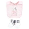 image:imageHudson Baby Unisex Baby Cotton Bib and Sock Set Cowgirl One SizeSome Bunny