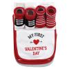 image:imageHudson Baby Unisex Baby Cotton Bib and Sock Set Cowgirl One SizeValentine Heartbreaker